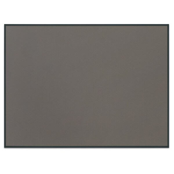 United Visual Products Corkboard, Fabric, 1 Door, Bronze, 36 x 36" UV302-BRONZE-CLOUD - main